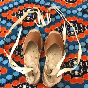 Soludos Leather-Toed Flats